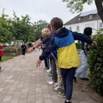 Volle Motivation beim Sponsorenlauf der 1. und 2. Klassen